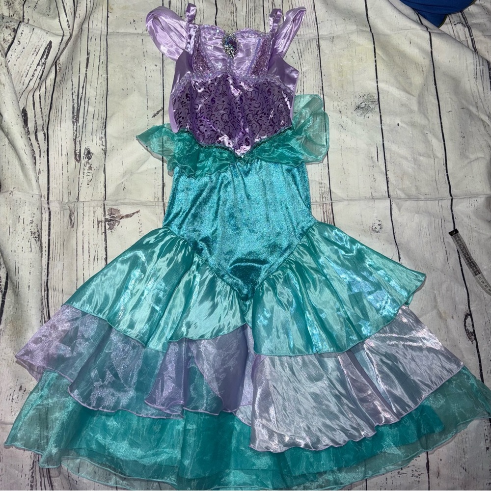 Disney princess Ariel little Mermaid Costume  - Lavender and Aqua